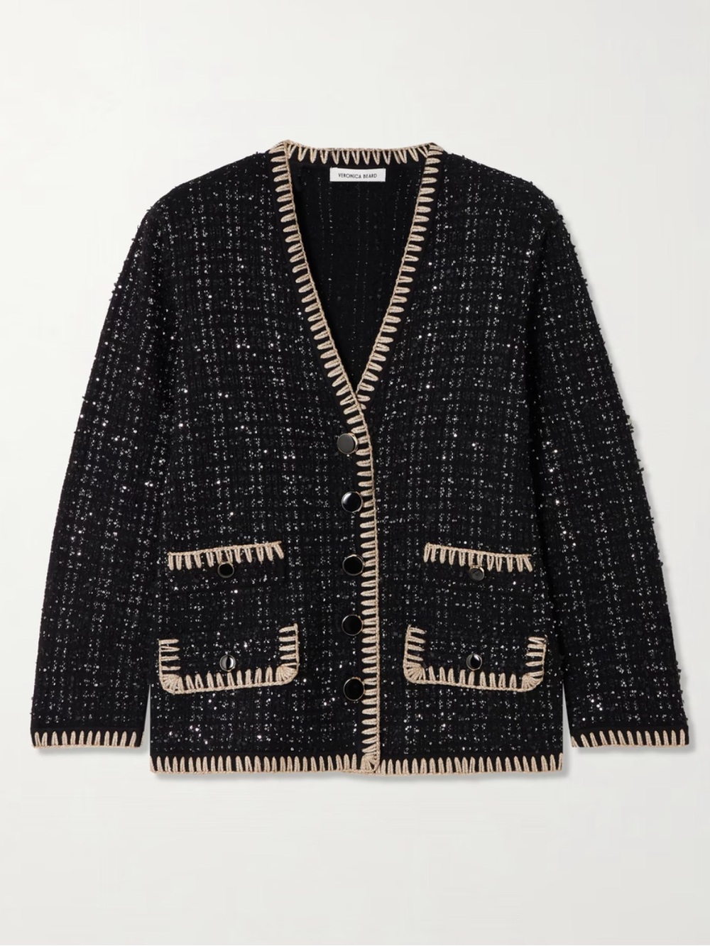 Veronica Beard Ceriani Knit Jacket | EXTRA SMALL NWT - Picture 3 of 12